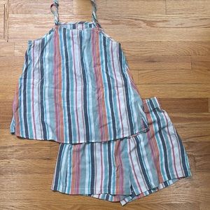 Two piece colorful set